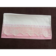 Mor Tırtıl El Işi Dantel Işlemeli Yastık Kılıfı Çeyizlik, Hediyelik