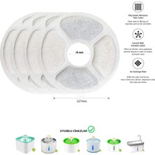STAYPURE Aktif Karbon Yedek Filtre 4 Adet (Su Pınarı Yedek Filtre)