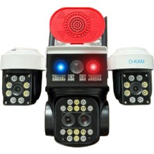 O-Kam 5051 4g Solar 10X Optik Zoom 3 Lens Kamera