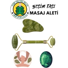 Normadia Yeşim Taşlı Masaj Aleti ve Gua Sha Yüz Bakım Taşı
