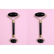 Normadia Yüz Gerdirme Seti 2'li, Roller ve Doğal Taş ile Masaj Aleti