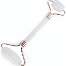 Normadia Beyaz Yeşim Taşı Çift Taraflı Yüz Masaj Aleti, Doğal Cilt Bakımı