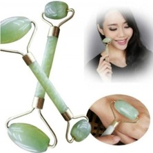 Normadia Yeşim Taşı Masaj Aleti, 2 Başlıklı, Rahatlatıcı ve Doğal Masaj Deneyimi