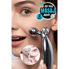 Normadia 2'li 3D Yüz Germe ve Vücut Şekillendirme Masaj Silindiri Seti