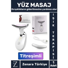 Normadia Yüz Masaj Cihazı, Titreşimli, Isıtmalı, Işık Terapili, Cilt Sıkılaştırıcı