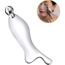 Normadia Metal 3D Yüz ve Vücut Masaj Aleti, Gua Sha, Fonksiyonel, Sağlıklı