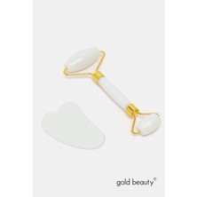 Normadia Doğal Yeşim Taşı Yüz Masaj Aleti ve Gua Sha Bakım Taşı