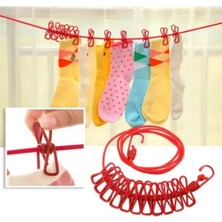 Lowell Home Taşınabilir Pratik Mandallı Çamaşır Ipi