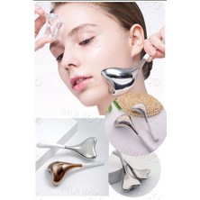 Normadia Iki Birlikte Gua Sha ve Masaj Buz Küresi Yüz Bakım Seti