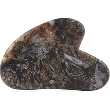 Normadia El Yapımı Akik Gua Sha, Doğal Taş Masaj Aleti, Güzellik ve Rahatlama