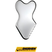 Normadia Paslanmaz Çelik Gua Sha Taşlı Yüz Masaj Aracı Sağlıklı Bakım