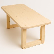 Brk Design Orta Sehpa Ahşap Ayaklı Vernikli