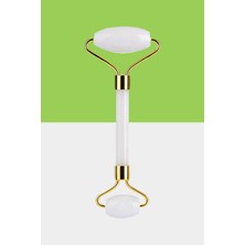 Normadia Çift Taraflı Beyaz Yeşim Taş Cilt Masaj Araçlığı