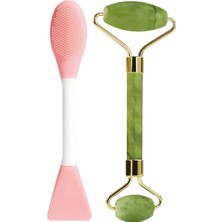 Normadia Yüz Bakım Seti: Face Roller, Maske ve Peeling Fırça ile Göz Alıcı Cilt