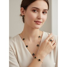 Yonca Motifli Takı Seti