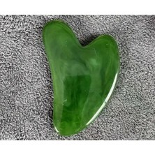 Normadia Yeşil Kalp Şekli Reçine Arı Mumu Gua Sha Masaj Aleti