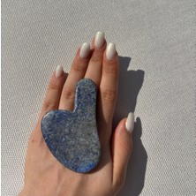 Normadia Lapis Taşı Gua Sha Yüz Masaj Aleti, Doğal Taş ile Ferahlatıcı Bakım