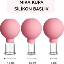 Normadia Silikon Vakumlu Yüz Masaj Kupası Seti 3'lü, Cilt Canlandırıcı ve Rahatlatıcı