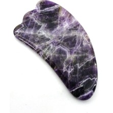 Normadia Doğal Ametist Gua Sha Masaj Taşı, Sağlıklı ve Enerjik Hissettirir