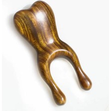 Normadia Ahşap Gua Sha Masaj Aleti, Yüz ve Burun Için Doğal Rahatlatıcı