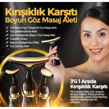 Normadia 3 Başlıklı Yüz ve Boyun Masaj Cihazı, Güzellik ve Rahatlık Için