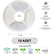 STAYPURE Aktif Karbon Yedek Filtre 10 Adet (Su Pınarı Yedek Filtre)