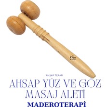 Normadia Doğal Ahşap Yüz ve Göz Masaj Aleti - Rahatlatıcı ve Ferahlatıcı Etki