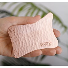 Normadia 2mm Kalın Saf Bakır Gua Sha Yüz ve Vücut Masaj Aleti