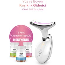 Normadia Yüz ve Boyun 3 Modlu Ems Güzellik Cihazı ile Parlak ve Sıkı Cilt
