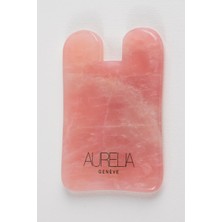 Normadia Pembe Kuvars Gua Sha Taşı, Kare Şekil, Cilt Canlandırıcı ve Rahatlatıcı