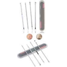 Normadia 4 Parça Çelik Sivilce ve Siyah Nokta Temizleme Seti