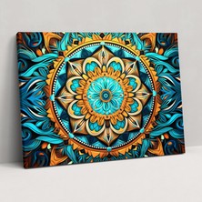 Popcas  Hipnoz Kanvas Tablo - Ev Dekorasyonu Incelikli Desenler Kanvas Duvar Sanatı