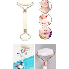 Normadia Doğal Beyaz Yeşim Taşı Masaj Aleti ile Rahatlatıcı Bakım