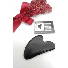 Normadia Doğal Obsidyen Yüz Masaj Taşı, Cilt Canlandırıcı, Rahatlatıcı, Anti-Aging