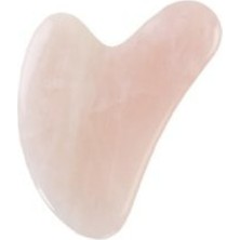 Normadia Doğal Pembe Kuvars Gua Sha Taşını Güzel Cilt Masajı Seti
