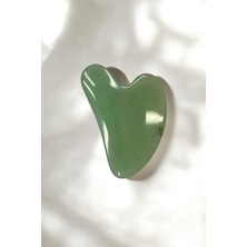 Normadia Doğal Aventurin Taşı Gua Sha, Cilt Bakım ve Rahatlatıcı Masaj Aracı