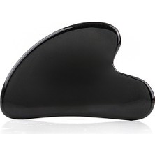 Normadia Doğal Obsidyen Gua Sha Taş ile Cilt Bakım ve Rahatlama