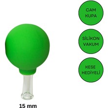 Normadia Yeşil Silikon Vakumlu Göz ve Burun Çevresi Masaj Kupası