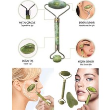 Normadia Doğal Taş Masaj Aleti ve Gua Sha Yüz Bakım Taşı