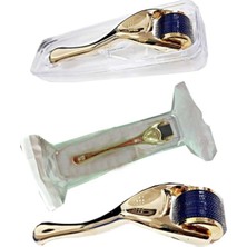 Normadia Srs 0.50MM Gold Dermaroller, Masaj Aleti, 540 Iğneli, Mavi Su Serum Tarağı
