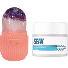 Normadia Serinletici Buz Küpü Masaj Aleti ve Yoğun Nemlendirici Krem Seti