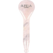 Normadia Pembe Kuvars Gua Sha Kaşık Şekilli Cilt Masaj Aleti