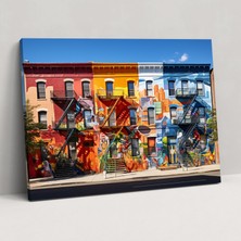 Popcas  Harlem Birliği Kanvas Tablo - Harlem Duvar Dekorasyonu Birlik Harlem