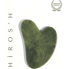 Normadia Doğal Yeşim Taşı Masaj ve Yoga Taşı, Yüz ve Vücut Için Rahatlatıcı