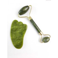 Normadia Yeşim Masaj Taşı ve Gua Sha Masaj Aleti Takım, Rahatlatıcı ve Doğal Bakım