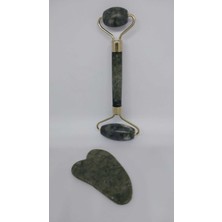 Normadia Iki Parça Yeşim Taşı Rulo Masaj Seti, Cilt Bakımı ve Dolaşım Destekleyici