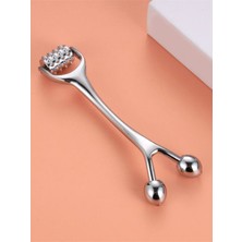 Normadia Çift Taraflı Metal Yüz Masaj Aleti, Canlı ve Parlak Cilt Için