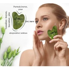 Normadia Doğal Taş Gua Sha Cilt Masaj Aracı, Parlaklık ve Canlılık Sağlar