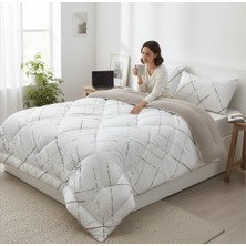 Battal Boy Wellsoft Uykuseti Yansıma Bej (Çarşaf Dahil 4parça)