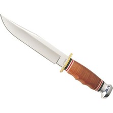 Ka-Bar Bowie Deri Kabza Av Bıçağı